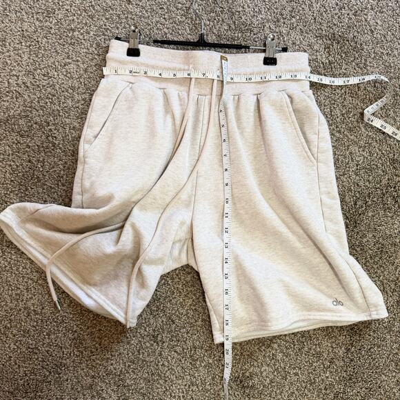 Alo High Waist Easy Sweat short Oatmeal Heather Size Medium - Picture 5 of 6